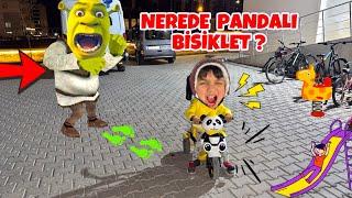 POYRAZ PANDALI BİSİKLETİYLE PARKA GELDİ! BİSİKLETİ KAYBOLDU !