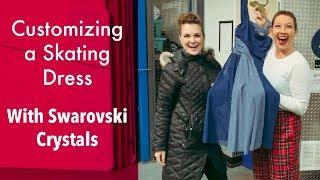 Adding Swarovski Crystals To a Skating Dress - For a Customized Look