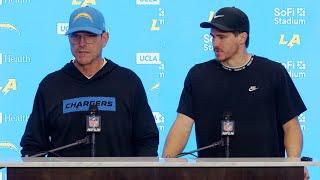 Jim Harbaugh & Justin Herbert Postgame Press Conference vs Buccaneers | LA Chargers