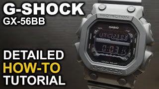 Gshock GX-56BB - Detailed How-to Tutorial on module 3221