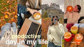 productive & cozy day in my life at edinburgh university 