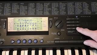 ALL the 14  MULTI PADS  -  Demo        Yamaha PSR-420 Keyboard        TOP Sound   -   no talk