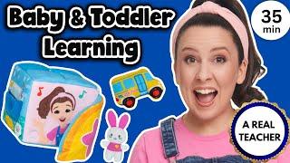 Baby & Toddler Learning with Ms Rachel - Play Along Video - Milestones, Speech, Rhymes & Songs