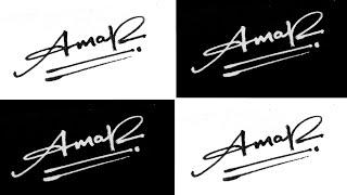 Amar name signature style | Stylish signature for Amar | A signature style | #signature #sign #amar