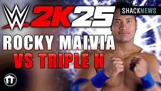 WWE 2K25 Showcase - Rocky Maivia vs Triple H