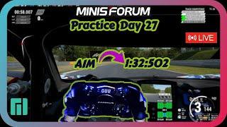 Practice Day 27 | Aim under 1:32:0 on Zolder | LFM | ACC | SimRuito | Cammus C12