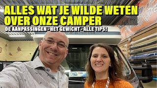 #308 Rondleiding door onze camper