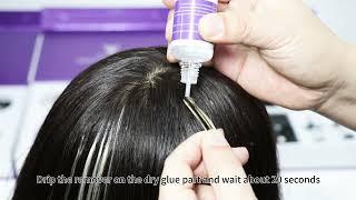 how to remove the v light hair extension? free professional v light hair extension remove tutorial