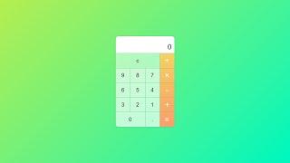 How to  Create  a Simple Calculator   | Using HTML & CSS , JS | 2020