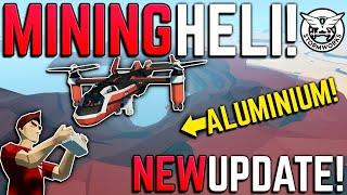 NEW: MINING ALUMINIUM With A HELICOPTER! In Stormworks Industrial Frontier?!