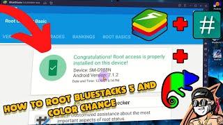  How To Root Bluestacks 5  How To Use Color Changer On Bluestacks 5 |  Color changer Stuck Fix 