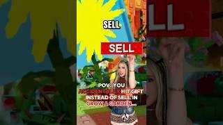 When You ACCIDENTALLY “GIFT” Instead of “SELL” in GROW A GARDEN on ROBLOX! ‍