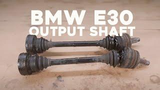 Complete BMW E30 Output Shaft Transformation!