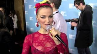 Yana Novak reporting at the Sydney Film Festival