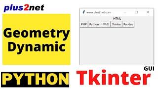 Tkinter managing window geometry by  width and height for dynamic creation of Buttons