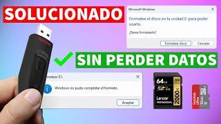 Reparar Memoria USB con Formato RAW Sin PERDER los Datos en Windows GRATIS 2024