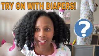 Trying On AN ABDL Pajama With A BIG BULKY DIAPER!| LITTLE FOR BIG PAJAMA REVIEW