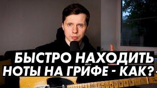 Как прокачать быстрое нахождение нот на грифе на слух?