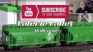 Valerie Valley RR model train youtube channel 2017