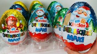 Рождественские Киндер Maxi 2024/2025.Kinder Überraschung Maxi Weihnachten 2024.Kinder Maxi Christmas