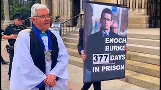 "GROSS HYPOCRISY" JOSIAH BURKE CONFRONTS BISHOP JOHN MCDOWELL ABOUT THE PERSECUTION OF ENOCH BURKE