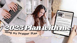 Plan with Me: 2025 Goal Setting For ENTREPRENEURS Using The Prosper Plan 