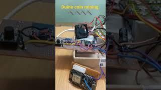 Duino coin mining rig setup using ESP32 #crypto #crupto_mining #shorts #mining