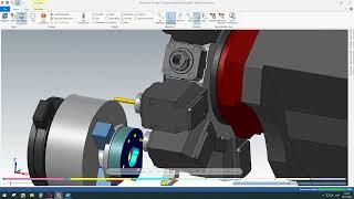 ТОЛЬКО ВИДЕО! Симуляция в модуле Токарно - фрезерной обработки в MasterCAM 2022. Часть 2