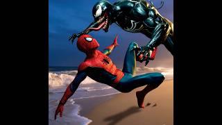 Spider-Man v/s Venom | Pizza War | Ai Duniya #ai #shorts