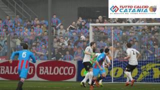 LEGA PRO 2016/17: Catania-Messina, simulazione partita (azioni salienti)