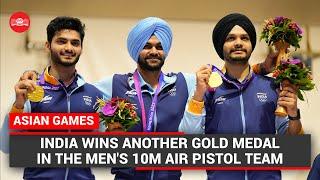 Asian Games: India wins another gold medal in the Men's 10m Air Pistol Team