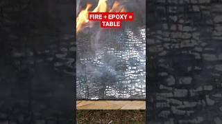 epoxy resin art, table #shorts #diy