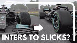 Can You Turn Intermediates into Slicks in F1 2021? | F1 Game Experiment