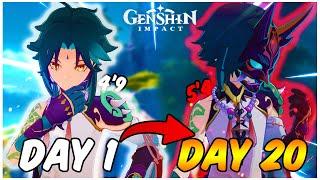 I ONLY built Xiao for 20 Days ( Genshin Impact )