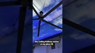 Sky ceiling | Indian railway station #indianrailways #shorts #viral IITian Wander woman