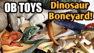 OB TOYS DINOSAUR BONEYARD | T-REX | INDOMINUS REX | MOSASAURUS | THERIZINOSAURUS | SCORPIOS REX E750