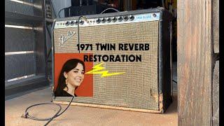 1971 Fender Twin Reverb | Vintage Amp Repair | The Electric Lady