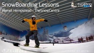 SnowBoarding Lessons @ HemelHempstead, The SnowCentre - GoPro Edition - (My 3rd trip Ever)