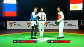 Moscow 2019 World taekwondo GP Final. SF M-80 KHRAMTCOV-EISSA