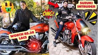 Finally Apni New Bike SUZUKI INTRUDER kharid lii  worth Rs. 30 lakh 