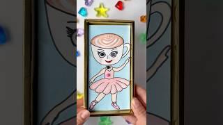 Ballerina Capuchina Cardboard Pinballs Game Challenge Game  #cardboardcrafts #game