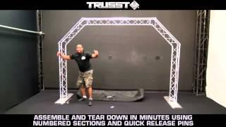 Portable Mobile Arch DJ Truss Kit by Chauvet Trusst