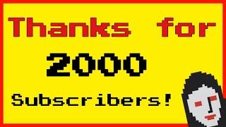 THANKS FOR 2000 StuntmAEn Bob SUBSCRIBERS! ️️️ THANKS FOR YOUR GREAT SUPPORT OF MY CHANNEL! ️