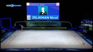 Nicol Zelikman Ball Final European RG Championships Baku 2019