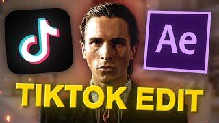 Make A TikTok Edit I After Effects Tutorial