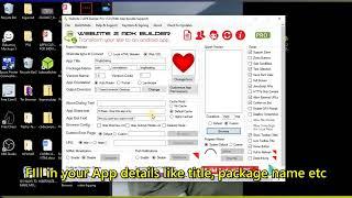 How to build your own Android App using Website to Apk builder