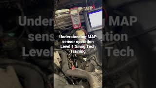 Understanding MAP Sensor operation - Level 1 Smog Tech Training -#shorts: