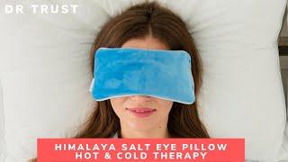 Dr Trust USA Hot Cold pack Himalaya Salt Eye Pillow 323