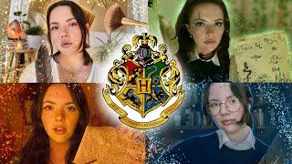 Harry Potter ASMR (1.5 HOURS!) | Hufflepuff, Gryffindor, Slytherin, Ravenclaw Adventure