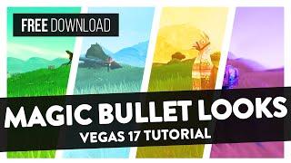 Magic Bullet Looks Plugin Basics (FREE MBLooks CC Presets) -  Vegas Pro 17 Tutorial